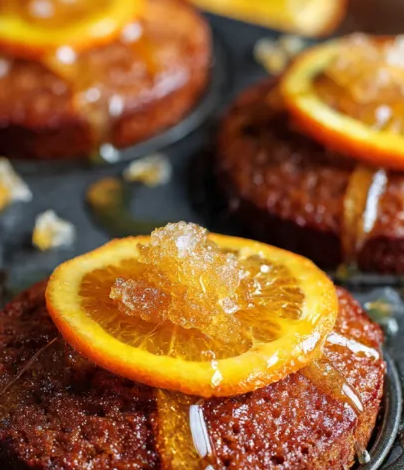 Honey Ginger Orange Cakes