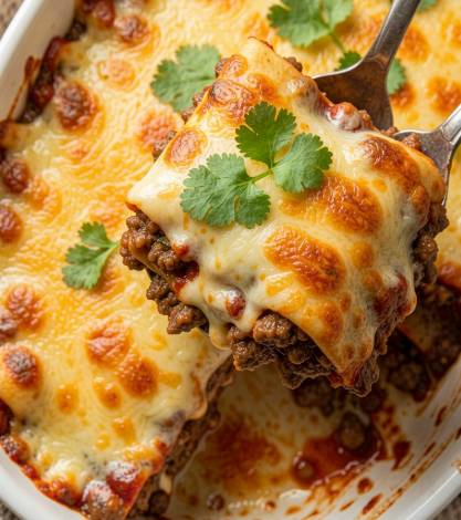 beef enchilada casserole