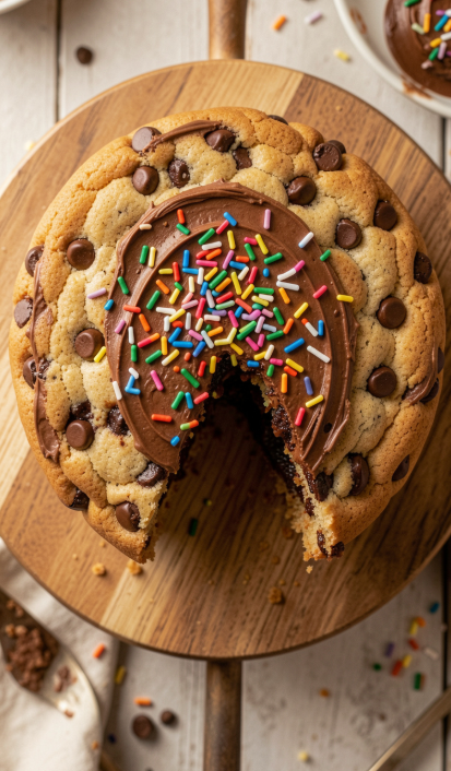 Chocolate Chip Cookie Cake: A Celebration Dessert Masterpiece