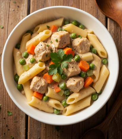 Chicken Pot Pie Pasta