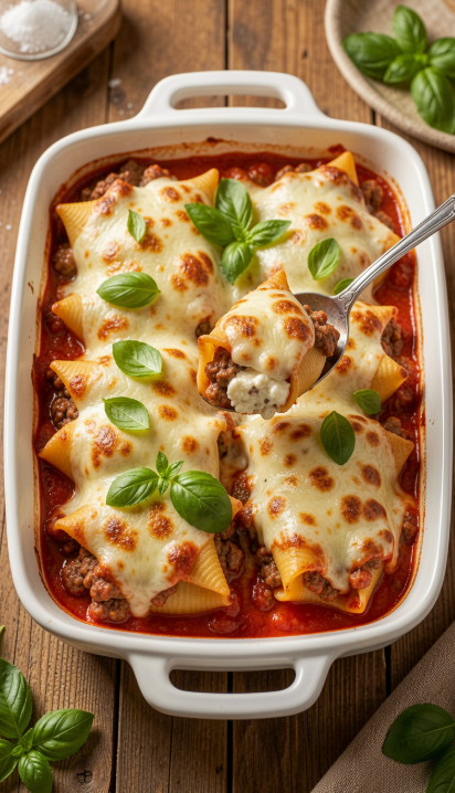 Ultimate Beef-Stuffed Shells with Creamy Ricotta: A Family Favorite Dinner