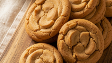 Bakery-Style Thick Peanut Butter Meltaway Cookies