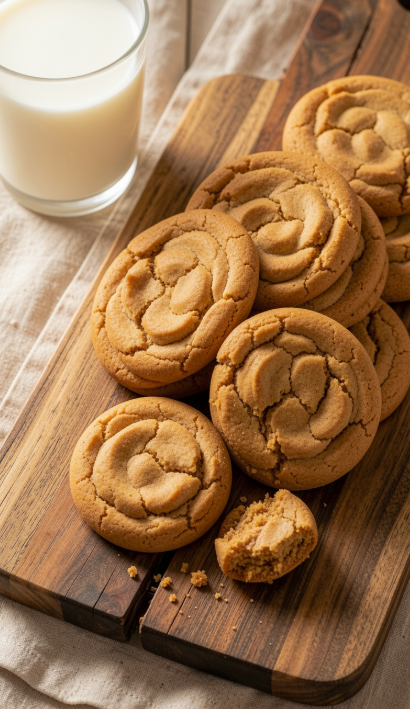 Bakery-Style Thick Peanut Butter Meltaway Cookies — Soft & Irresistible!