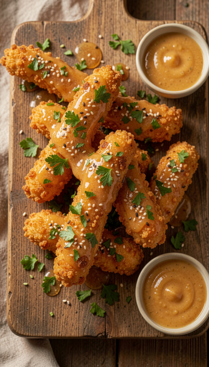 Air Fryer Honey Butter Garlic Chicken Tenders: The Ultimate Crispy & Sweet Recipe