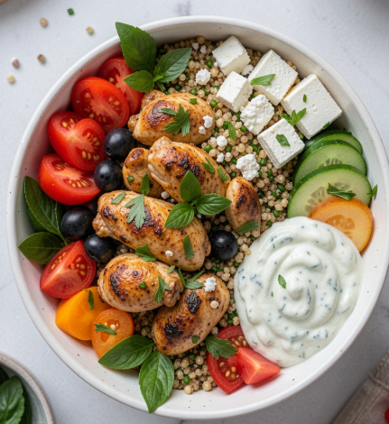 Greek Chicken Bowls