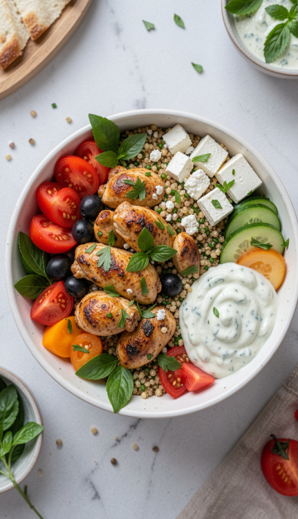 Greek Chicken Bowls: Easy Clean Eating Meal Prep for a Healthy Week