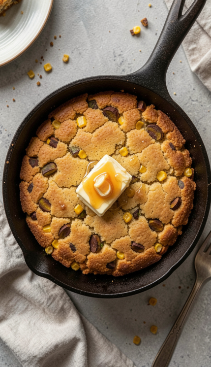 VIRAL Honey Butter Sweet Potato Cornbread — Moist Southern Favorite!