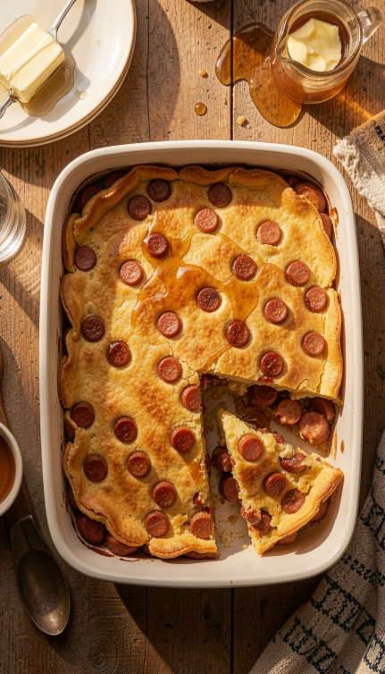 VIRAL Pancake and Sausage Casserole — Sweet & Savory Breakfast Sensation