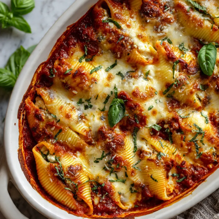 Ultimate Beef-Stuffed Shells with Creamy Ricotta: