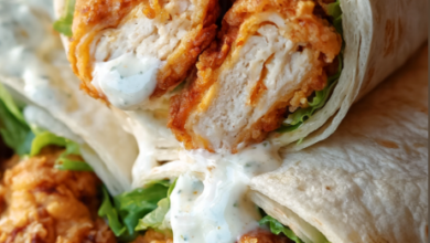Chicken Wraps with Raising Cane’s Copycat