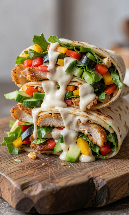 Chicken Wraps with Raising Cane’s Copycat Sauce Recipe