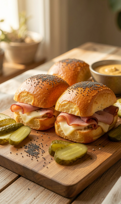 Delicious Ham & Cheese Brioche Sliders Recipe